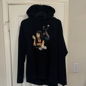 HUF Black Hoodie with Graphic Design